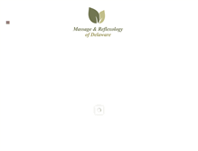 Tablet Screenshot of massageandreflexologyofdelaware.com